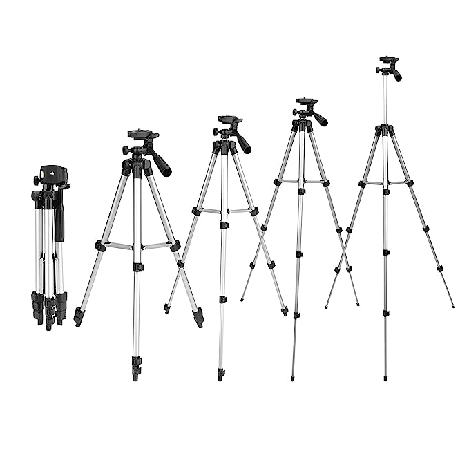 Adjustable tripod stand phone holder - Main Image